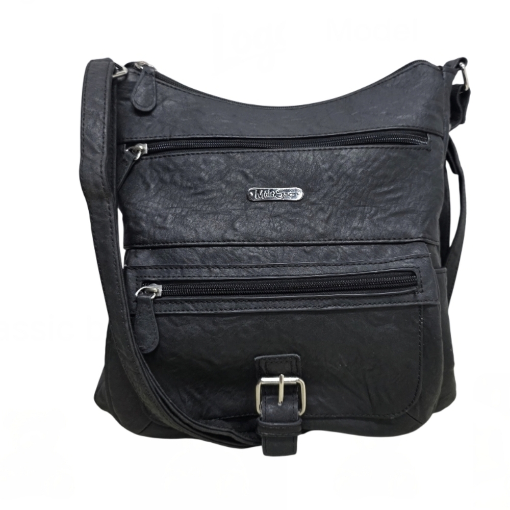 MultiSac Black Crossbody Bag